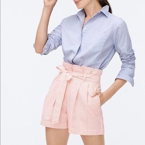 J. Crew Paper Bag Short in Seersucker